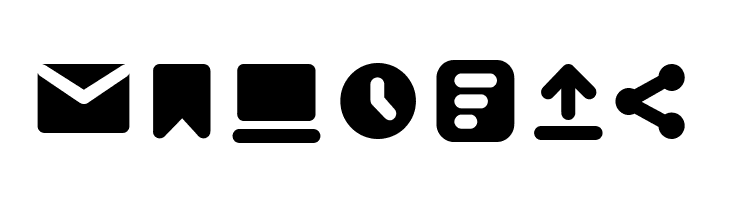 Arista Pro Icons Bold  Free Fonts Download