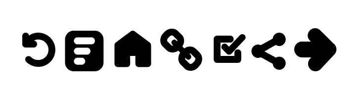 Arista Pro Icons Bold  Free Fonts Download