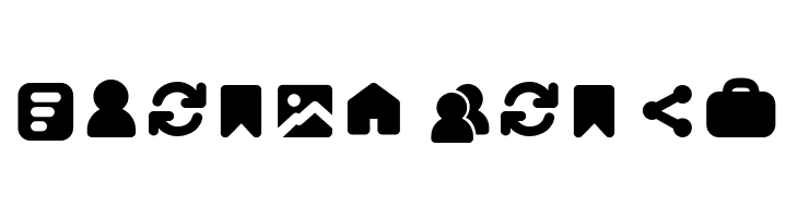 Arista Pro Icons Bold  Free Fonts Download