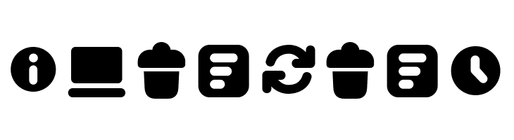 Arista Pro Icons Bold  Free Fonts Download