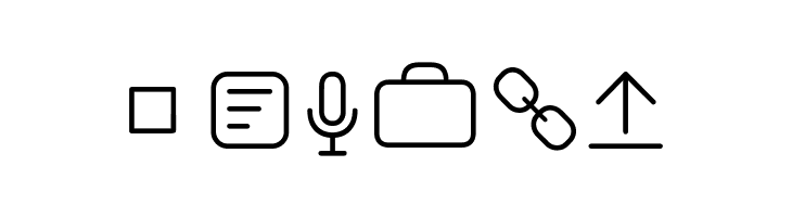 Arista Pro Icons ExtraLight  Free Fonts Download