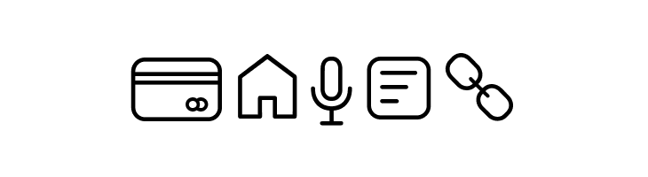 Arista Pro Icons ExtraLight  Free Fonts Download