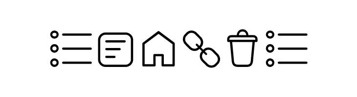Arista Pro Icons ExtraLight  Free Fonts Download