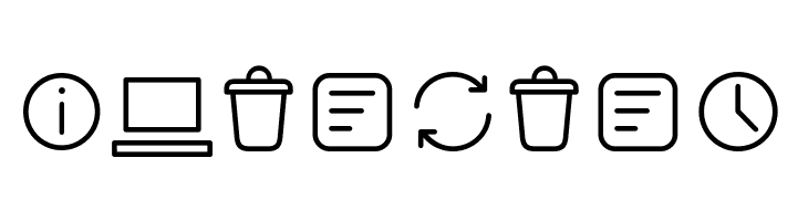 Arista Pro Icons ExtraLight  Free Fonts Download