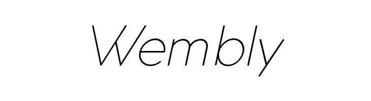 Coco Gothic Alternate UltLt Ita  Free Fonts Download