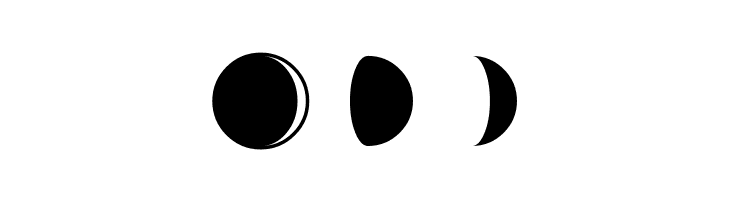 Moon-Phases  Free Fonts Download