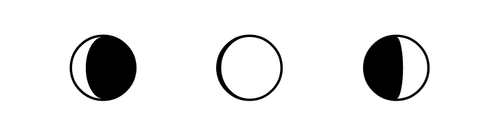 Moon-Phases  Free Fonts Download