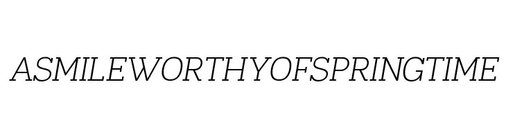 Napo Light Italic  Free Fonts Download