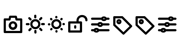 Aristotelica Icons Regular  Free Fonts Download