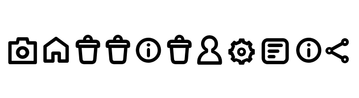 Aristotelica Icons Regular  Free Fonts Download