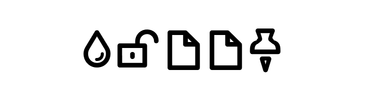 Aristotelica Icons Regular  Free Fonts Download