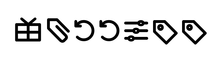 Aristotelica Icons Regular  Free Fonts Download