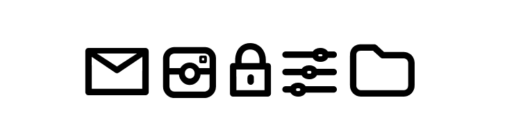 Aristotelica Icons Regular  Free Fonts Download