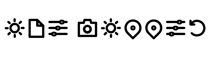 Aristotelica Icons Regular  Free Fonts Download