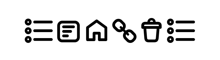 Aristotelica Icons Regular  Free Fonts Download