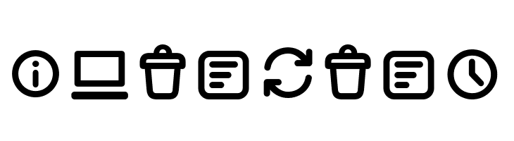 Aristotelica Icons Regular  Free Fonts Download