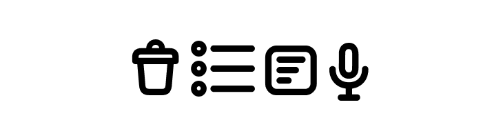 Aristotelica Icons Regular  Free Fonts Download