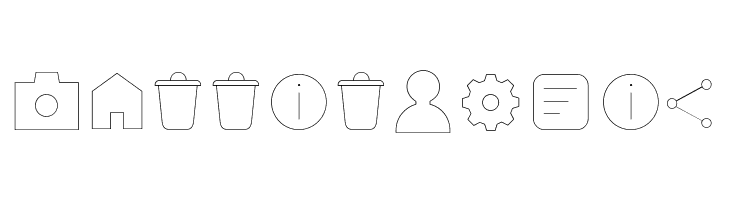 Aristotelica Icons Hairline  Free Fonts Download