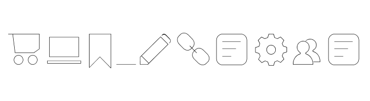 Aristotelica Icons Hairline  Free Fonts Download