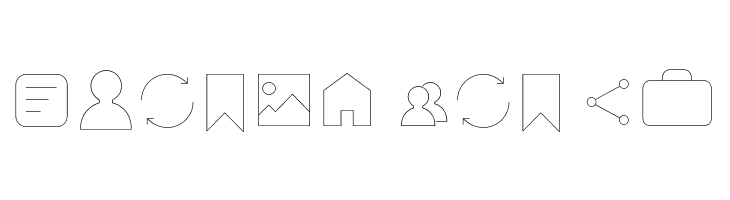 Aristotelica Icons Hairline  Free Fonts Download