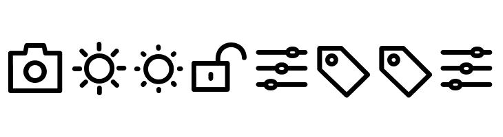 Aristotelica Icons Light  Free Fonts Download