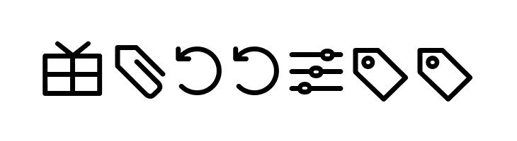 Aristotelica Icons Light  Free Fonts Download