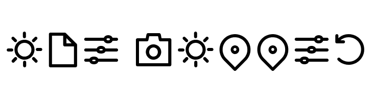 Aristotelica Icons Light  Free Fonts Download