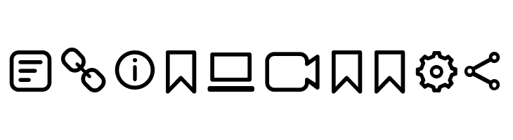 Aristotelica Icons Light  Free Fonts Download