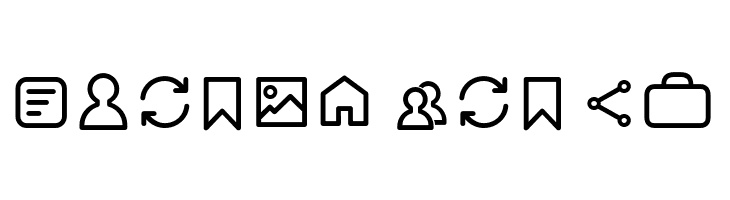 Aristotelica Icons Light  Free Fonts Download