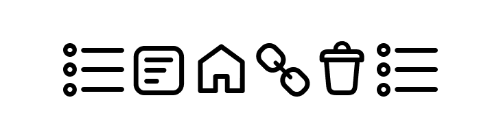 Aristotelica Icons Light  Free Fonts Download