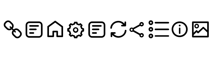 Aristotelica Icons Light  Free Fonts Download