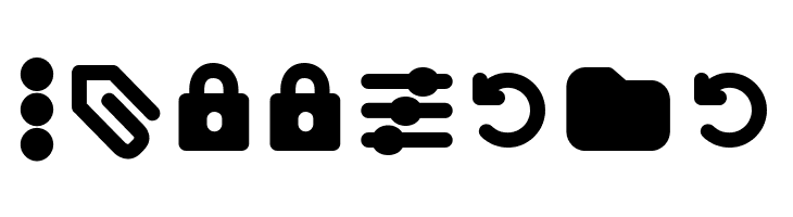 Aristotelica Icons Bold  Free Fonts Download