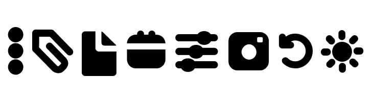 Aristotelica Icons Bold  Free Fonts Download