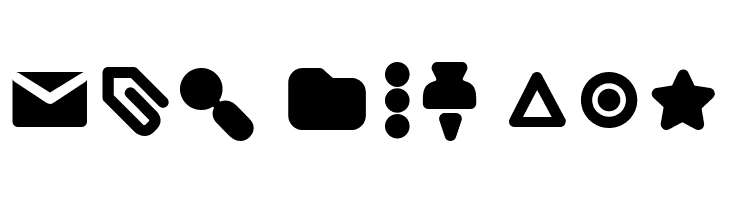 Aristotelica Icons Bold  Free Fonts Download