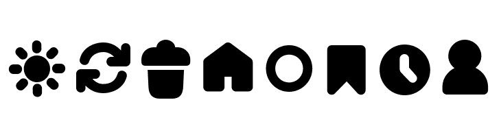 Aristotelica Icons Bold  Free Fonts Download