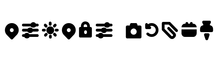 Aristotelica Icons Bold  Free Fonts Download