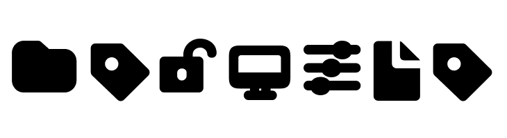 Aristotelica Icons Bold  Free Fonts Download