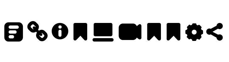 Aristotelica Icons Bold  Free Fonts Download