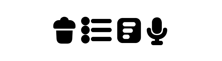 Aristotelica Icons Bold  Free Fonts Download