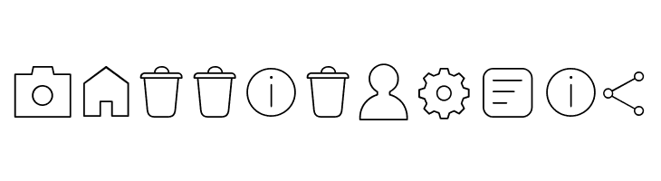 Aristotelica Icons Thin  Free Fonts Download