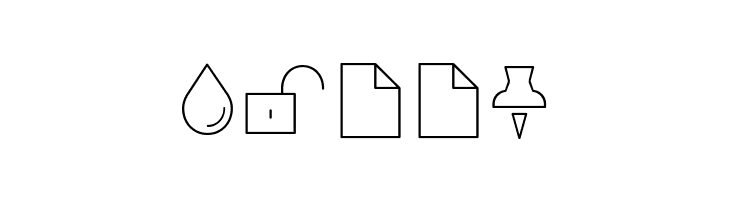 Aristotelica Icons Thin  Free Fonts Download