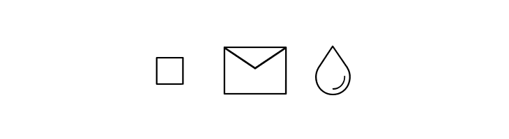 Aristotelica Icons Thin  Free Fonts Download