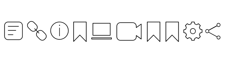 Aristotelica Icons Thin  Free Fonts Download