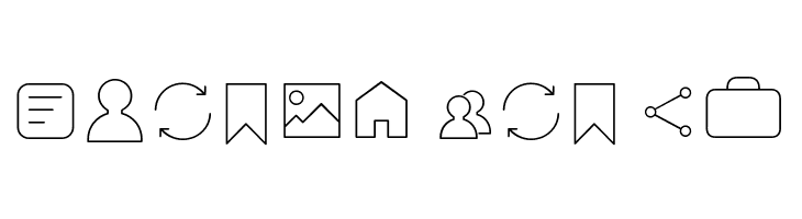 Aristotelica Icons Thin  Free Fonts Download