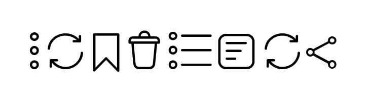 Aristotelica Icons ExtraLight  Free Fonts Download