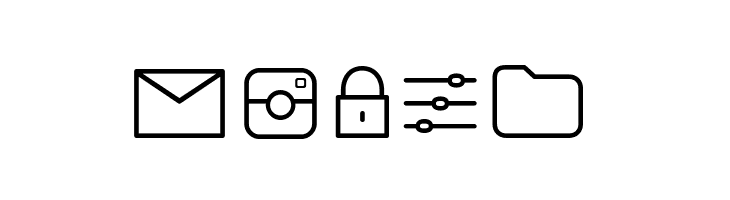 Aristotelica Icons ExtraLight  Free Fonts Download