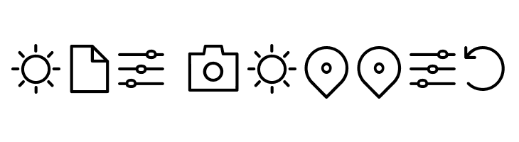 Aristotelica Icons ExtraLight  Free Fonts Download