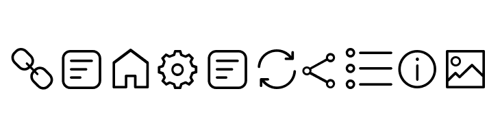 Aristotelica Icons ExtraLight  Free Fonts Download