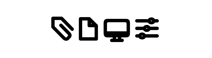 Aristotelica Icons DemiBold  Free Fonts Download