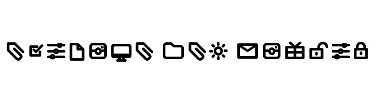 Aristotelica Icons DemiBold  Free Fonts Download